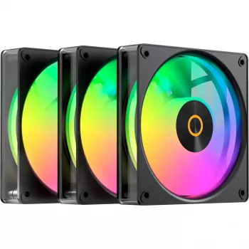 OCYPUS Gamma F12 Elite ARGB 120 mm PWM ventilator (paket 3 kosov, črn)