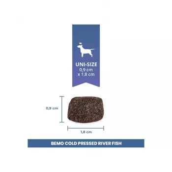 BEMO hladno stisnjena suha hrana za pse iz rečnih rib Mono 1kg