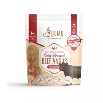 BEMO hladno stisnjena suha hrana za pse govedo Angus Mono 3kg