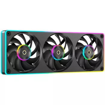 Ocypus Sigma F36 ARGB 365 mm trojni ventilator z enim okvirjem, črn