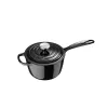 LE CREUSET litoželezna kozica 16cm, 1,5L, črna