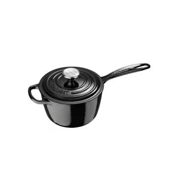 LE CREUSET litoželezna kozica 16cm, 1,5L, črna