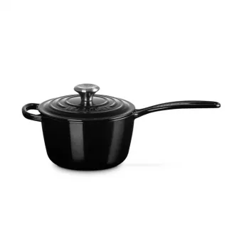 LE CREUSET litoželezna kozica 16cm, 1,5L, črna