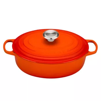 Le Creuset litoželezni pekač ovalni 27cm 3,4L vulkansko oranžna