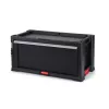 KETER DIY skrinja za orodje z 1 predalom, 56.2x28.9x26.2 cm, jeklo, črna z rdečimi poudarki
