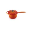 Le Creuset litoželezna kozica 16cm, 1,5L, oranžna