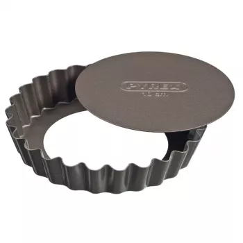PYREX komplet pekačev, 4 kosi, s snemljivim dnom, Ø10cm