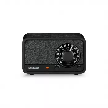 Sangean WR-8 FM radio z ohišjem iz masivnega lesa, Midnight Oak