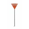 HORTUS grablje za listje z aluminijastim ročajem, oranžna glava 45 cm, 20 zob