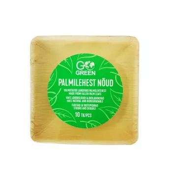 GOGREEN sklede iz palmovih listov Go Green 13x13cm 10 kosov