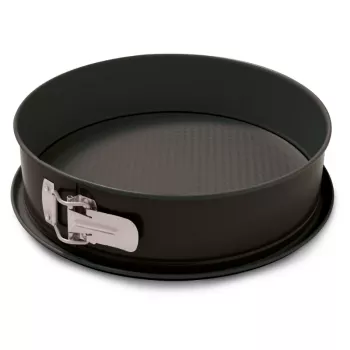 NEWILL model za peko kolača Ø28x7,6 cm, črn, protilepljiva prevleka, ogljikovo jeklo