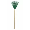 HORTUS majhne ročne grablje z ročajem zelene 20 cm 14 zob