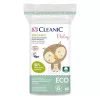 Cleanic Baby Eco vatirane blazinice za dojenčke, 60 kosov, 100 % naravni bombaž, hipoalergene, brez klora