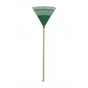 HORTUS grablje za listje z ročajem, zelene, 45 cm (20 zob)