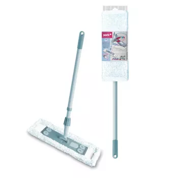 YORK brisalec za tla 47x17 cm s teleskopsko palico 70-145 cm, magnetni