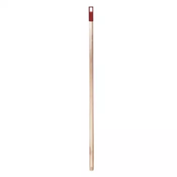 YORK lesena palica 120 cm LUX – nadomestna palica za orodje za metle, grablje, motike, naravni les, premer 28 mm