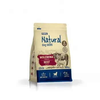 NATURAL govedina z jagnjetino mini suha hrana za odrasle majhne pasme, 830g
