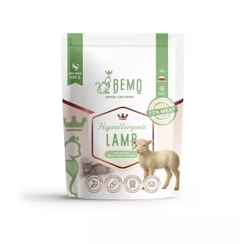 BEMO Cat Hypoallergenic Lamb - suha hrana za mačke - 500g