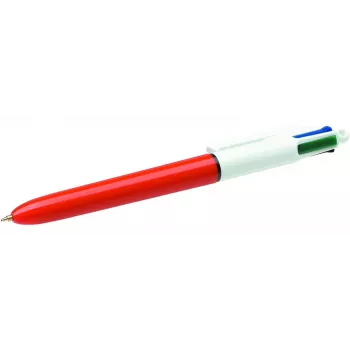 Kemični svinčnik BIC 4 Colours Original s potisnim mehanizmom, 0,30 mm, moder/rdeč/zelen/črn (982867)