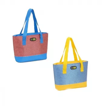 GIOSTYLE termo torba Beach Small mešane barve rdeča/modra/rumena 7L