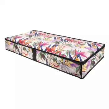 ORDINETT škatla za shranjevanje oblačil 107x50x15 cm Floral Beauty