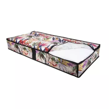 ORDINETT škatla za shranjevanje oblačil 107x50x15 cm Floral Beauty