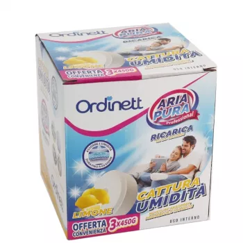ORDINETT tablete za vpijalec vlage 450g x 3 kos limona