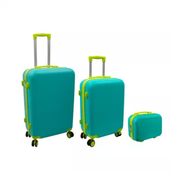 ORDINETT predalnik, set 3 kosov, 60L + 43L + 15L, zelen