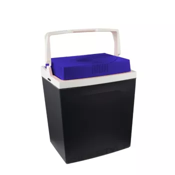 GIOSTYLE Brio 26 električna hladilna škatla 12/230V 26L, temno siva z rdečimi/modrimi poudarki