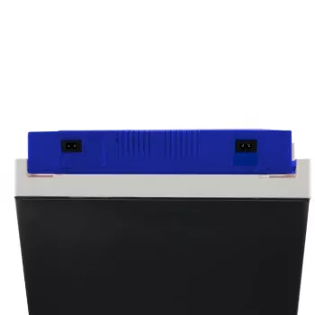 GIOSTYLE Brio 26 električna hladilna škatla 12/230V 26L, temno siva z rdečimi/modrimi poudarki