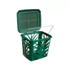 BIOBAG koš za biološke odpadke MaxAir 7L 24x19,7x20,5cm, zelen