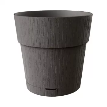 STEFANPLAST Ethica cvetlični lonec s podstavkom Ø40x39cm siv