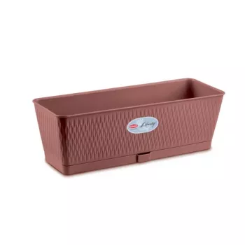STEFANPLAST cvetlična korita Liberty 50x18x16cm rjava
