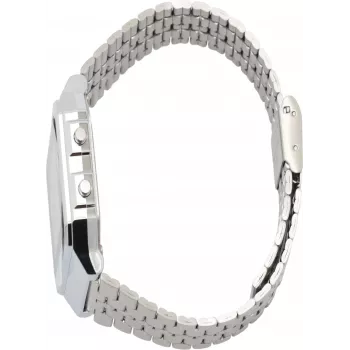 Casio AQ230A-7DMQD unisex retro analogno-digitalna ura, bela/srebrna