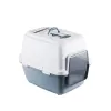 STEFANPLAST mačje stranišče s pokrovom Cathy Comfort 58x45x48 cm bela/modra