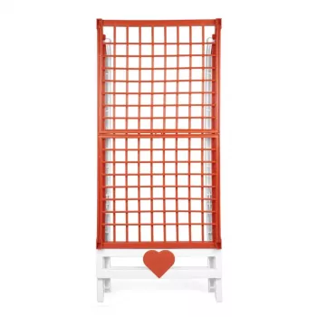 GIOSTYLE Love sušilnik za perilo bela/oranžna 180x56x96cm
