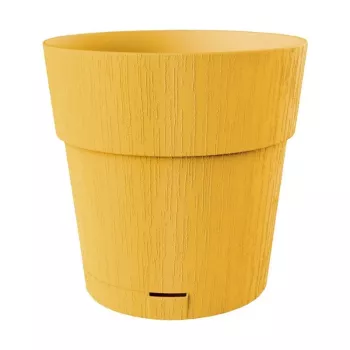 STEFANPLAST Ethica cvetlični lonec s podstavkom Ø40x39cm gorčično rumen