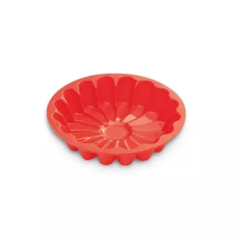 Silikonski model za peko v obliki rože GUARDINI Juliette Ø 22 x 5 cm rdeč