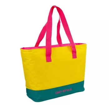 GIOSTYLE termo torba Beach Fluo Tote sortirano, 24L, zelena/roza/rumena/svetlomodra