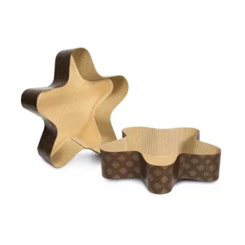 Modeli za peko v obliki zvezd iz papirja GUARDINI 3 kosi Easy Bake 25x21cm