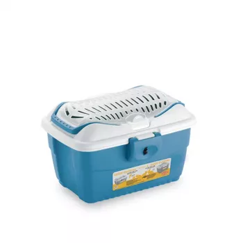 STEFANPLAST transportna škatla Mini Gulliver 40x30x24cm bela/modra