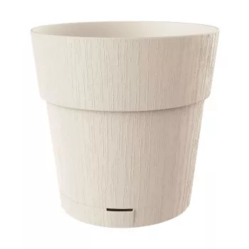 STEFANPLAST cvetlični lonec Ethica s podstavkom Ø40x39cm bel