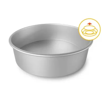 Profesionalni model za peko GUARDINI z snemljivim dnom, Ø26 x 7,5 cm, eloksiran aluminij