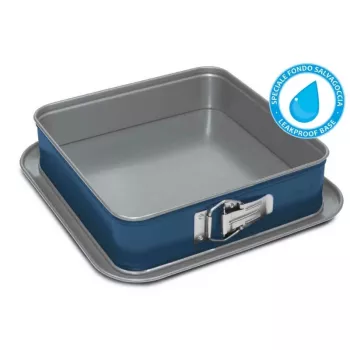 GUARDINI XBake kvadratni model za peko 24x24x7 cm protilepljivo ogljikovo jeklo antracitno siva