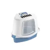 Mačje stranišče STEFANPLAST Sprint Corner Plus 56x40x40cm modro/belo