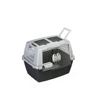 STEFANPLAST Gulliver Touring transportna kletka, 80x58,5x62 cm, temno siva/svetlo siva