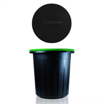 GIOSTYLE Eco Solution 25L posoda za odpadke temno siva/zelena