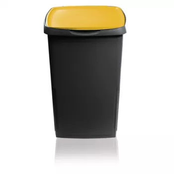 GIOSTYLE Eco Solution 45L posoda za odpadke temno siva/rumena