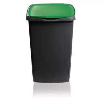 GIOSTYLE posoda za odpadke Eco Solution 45L 37x36x53,5cm temno siva/zelena
