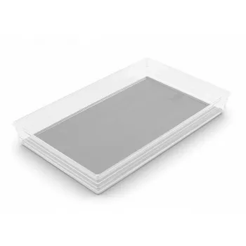 KIS organizator Box Sistemo 9 39 x 24 x 5 cm prozoren/svetlo siv